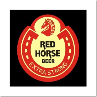 Red Horse Posters and Art